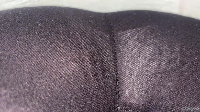 GassyKat: Dutch Oven From Hell: Black Leggings Fart Trap