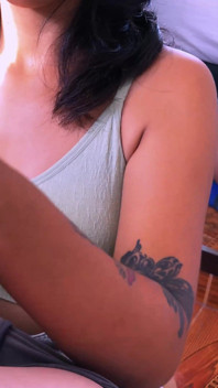 Hot Tattoed Teen with Perfect Ass Gives Hot Blowjob After Class
