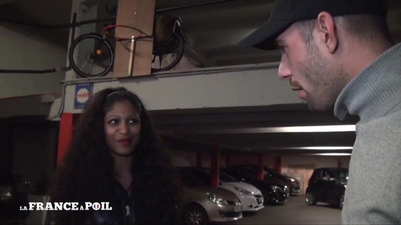 La France a Poil: A young slut fucked hard in a Parisian car park