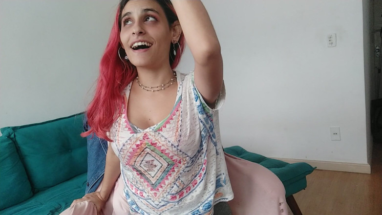 Ms Candy Bunny: Melhor amiga mostra seus peitos joi