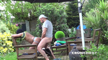 Not really gay but: Hetero im garten von Jess Royan gefickt