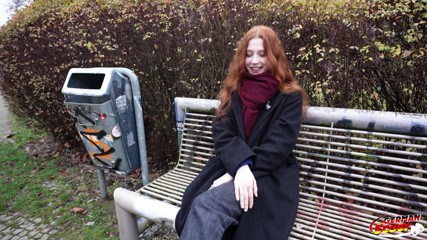 German Scout: German Scout - Real Redhead Ginger Teen Alice Seduce with Small...