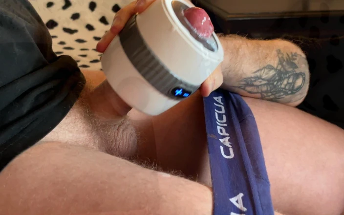 Arg Boys: (4k) Massage Gun Edging Turned Cum Load Explosion