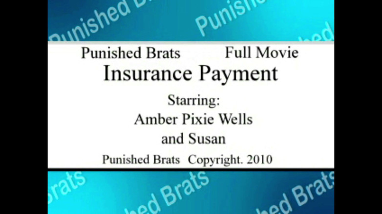 Punished Brats Spanking: Pixie因为误报了她的保险付款而被打屁股