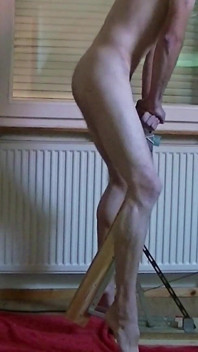 Blue Fleshlight Stand Fuck Masturbation