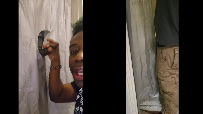 Wondahead21: Sissys erste gloryhole-action!