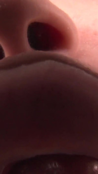 Kiwako Oikawa Licks and Talks Dirty in POV - Slow, Sticky Strokes of Spit Until Your Face Disappears.