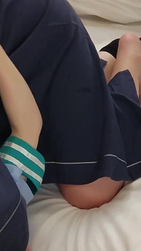 Amateur POV Cosplay Makes a Female Police Officer Cum with Her Fingers, Inserts It Raw and Cums Inside Her