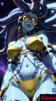 Gol Busty Alien Fantasy Animacja