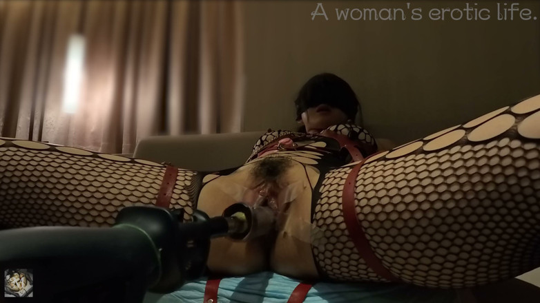 A woman's erotic life.: Lady M Vol. 008: Máquina de consolo de buceta em close-up!...