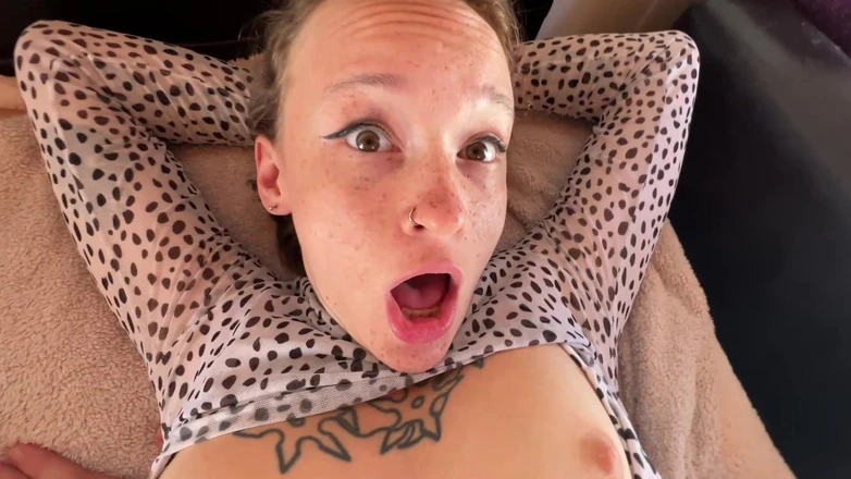 Elena Ginger: Petite Redhead Fucked by a Big Dick