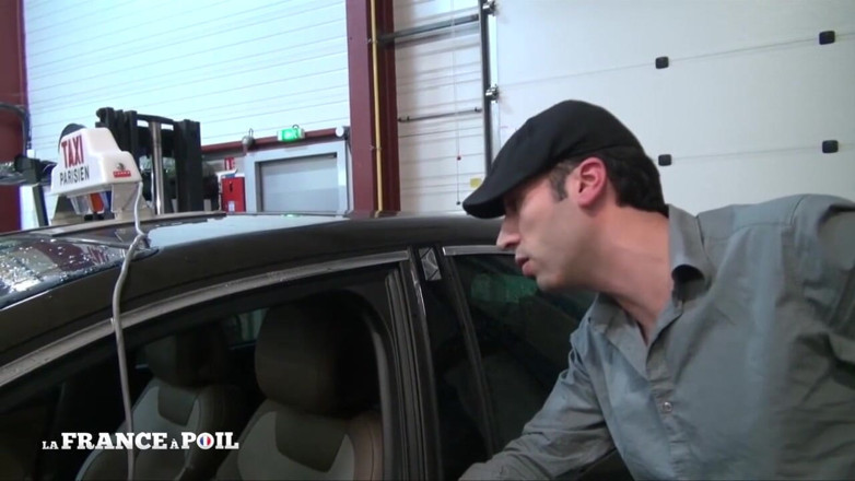 La France a Poil: Secretary gets hard anal pounded by a taxi driver