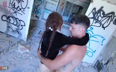 Spanish Teen Massy Sweet Gets Fucked by Yeri in an Abandoned Hospital