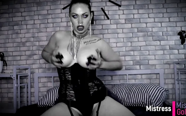 Goddess Misha Goldy: Demonic sensual tit worship JOI