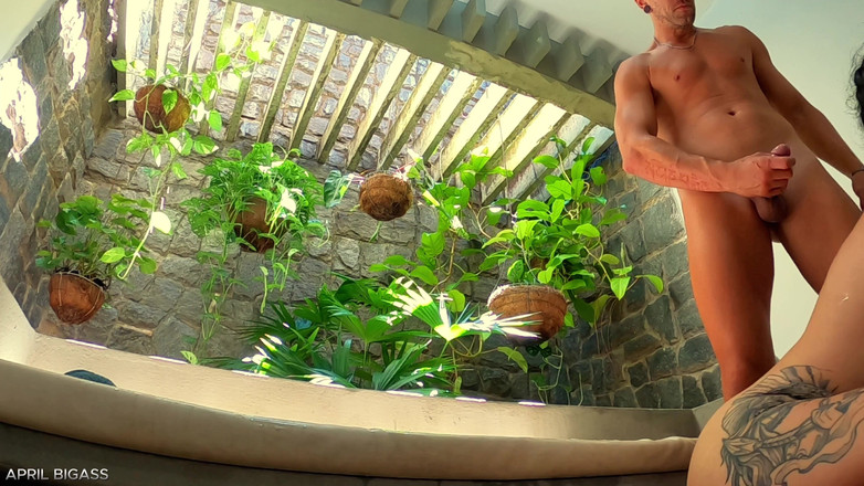 April BigAss: Drinking Morning Urine, Gaging, and Dirty Ass-to-mouth!! Anal Creampie Swallowed!!...