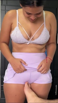 Employee Exercises and Her Boss Fucks Her and Fills Her Ass with Semen