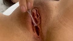sweetfrutty: Huge Shaking Orgasm Pussy Cum