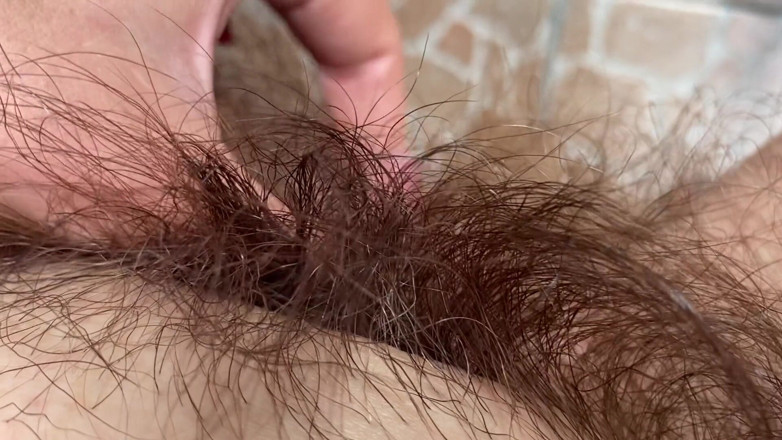 Cuteblonde666: Nahaufnahme, haarige muschi von großer klitoris