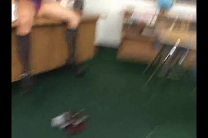 Cryptostudios: Two horny college teen having a quick sex using fake...