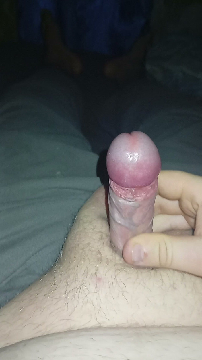 femnickboy: Fat gay jerking uncut cock but no cum