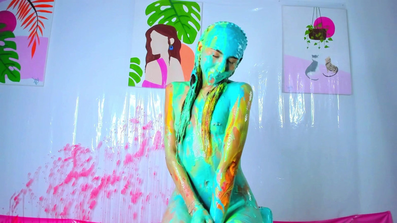 MartinaMagni: Обнаженные слизи Martina Rainbow wam