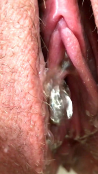Eating Pussy After Peeding and Cum in Pussy. Close-ups.