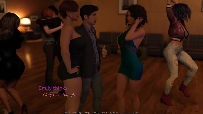 Neon2520: Baru aja nikah #03 cewek rambut pirang ngusap pantat montoknya ke...