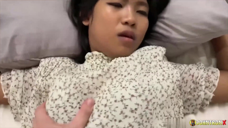 John Tron X: Johntronx - Cute Asian Amateur in a White Dress Gets Banged...
