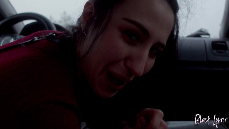 YSP Studio: Side Pose Car Blowjob - She Swallows All the Cum