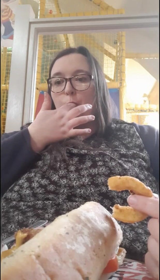 SSBBWLadyBrads: SSBBW secret filming of meal with stepfamily (This video has no...