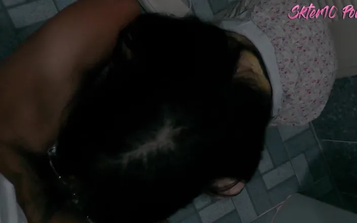 18_honey: Mrdka v puse kouří orální creampie