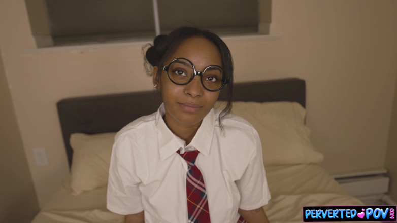 Perverted POV: Lost Teen Student Brought Home and Fucked