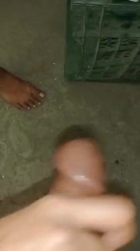 디비야의 자지 오일 마사지