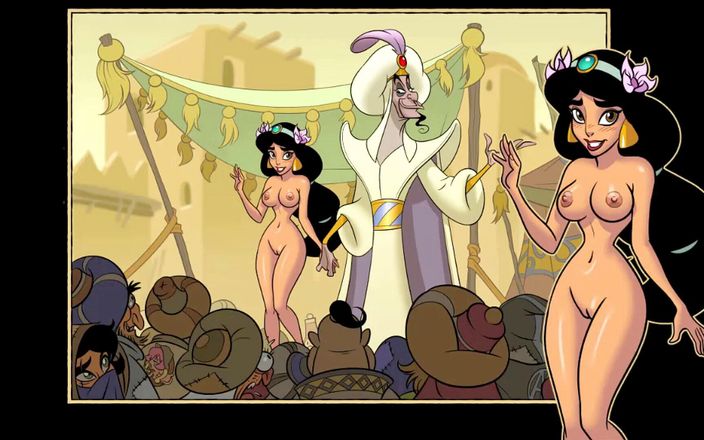 Cartoon Play: Iris quest Jazmín Aladdin parte 2 - Jafar y su perra Jazmín