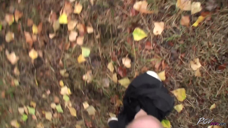 POV Bitch: Horny busty girlfriend wants to try hardcore outdoor fuck