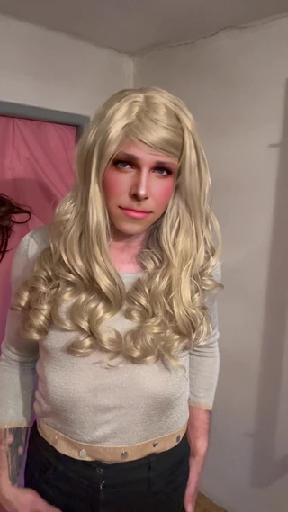 Sissy Crossdresser Cat Plimbare de antrenament