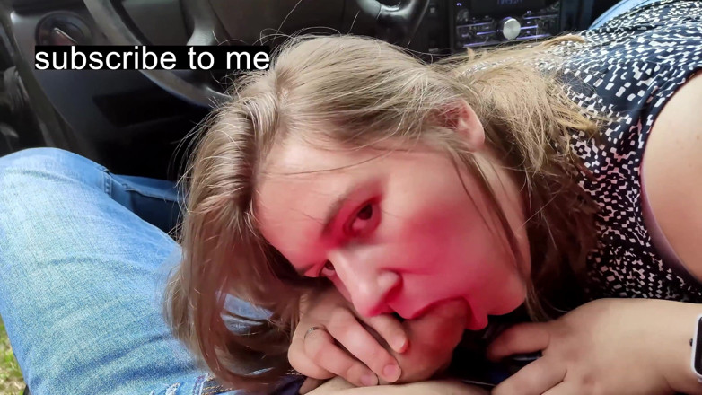 Godsgifts1: Stepsister Gives Stepbrother His First Blowjob in the Car POV