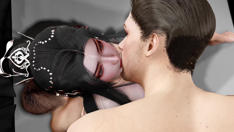 Why fuck so hard: 3D super sexy cosplay modelka nahá v sexy šatech je ošukaná