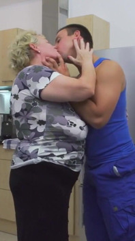 Busty BBW Granny Loves to Get a Good Fuck From Her Way Younger Lover