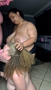 Getting Humiliated by BBW While Getting Face Fucked by a Thick Cock