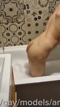 Massage a Sissy Femboy in the Bathroom Before Fucking!
