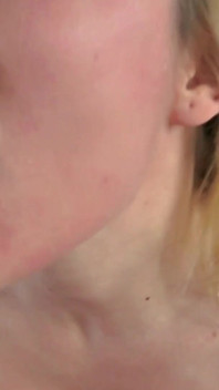 Teen Gets Slaps Spit Face and Swallows Cum