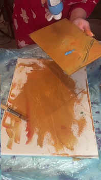 Dalam Eyeglass Asmr Acrylic Art Bloom di perempuan simpanan bahagian 1