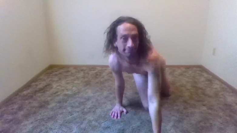 LilTaste: Nude Exercises (3 Views, 4 Artists, Fitness &amp; Porn): 10 Spread Toe Touches
