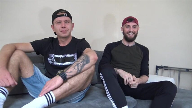 Gaybareback: Oscar Wood dikongkek tanpa kondom oleh Kan Joras