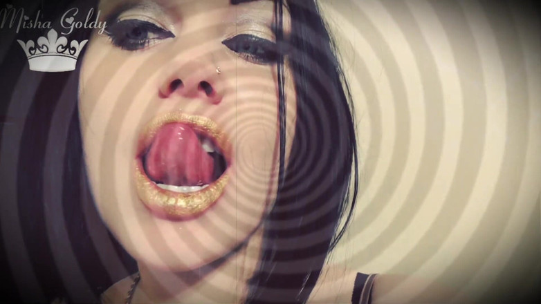 Goddess Misha Goldy: Meus lábios mágicos te deixando louco! Foda mental!