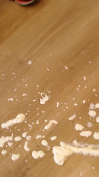 Ass whipped cream squirting lick it up !!