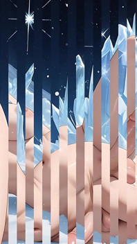 눈 덮인 크리스탈 풍경에서 거대한 직립 자지로 관능적 인 솔로 후타 커브와 뒤틀리기