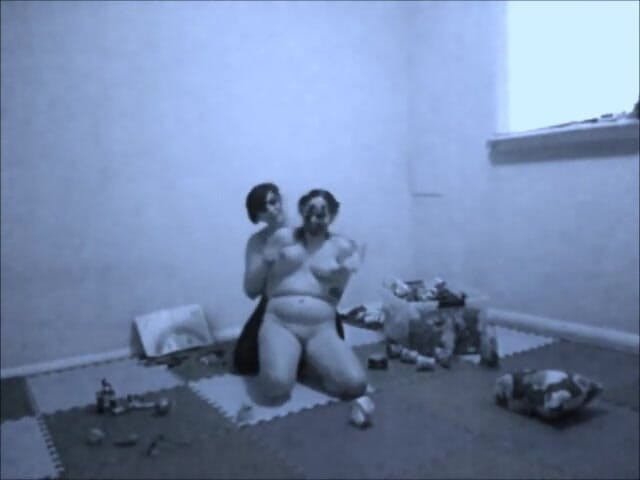 Selfgags classic: Caught on security cam: The punished babysitter!
