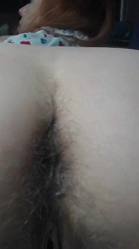 Big White Hairy Asshole Fingering